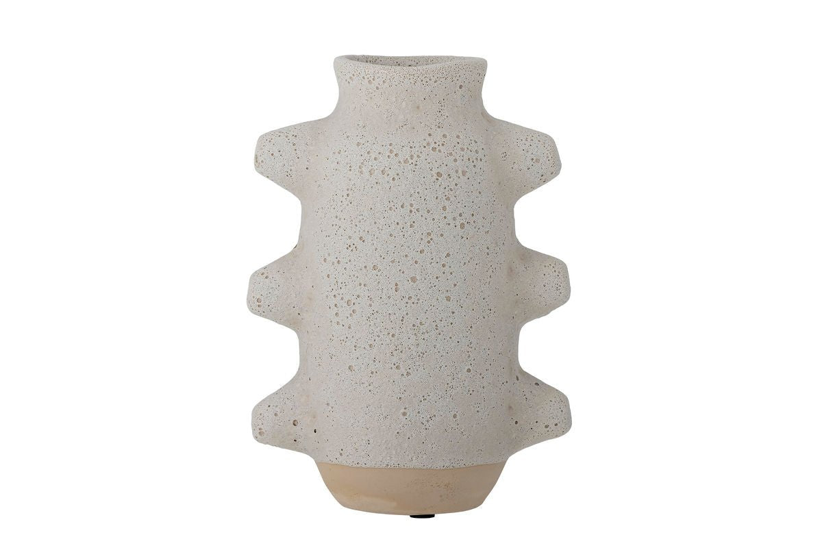 Vase "Brisku" - gray ceramic vase