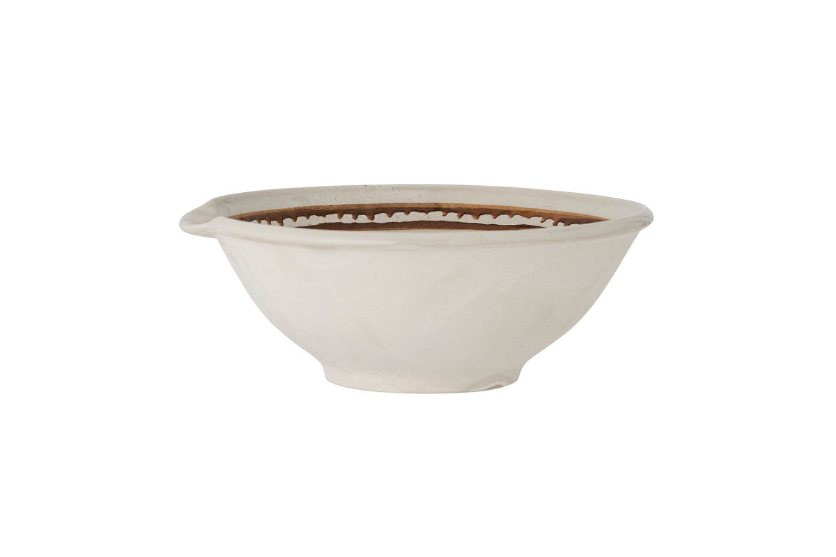 Bowl Riona – Stoneware with Hand-Painted Pattern