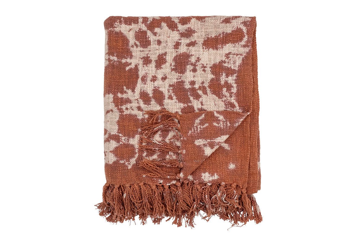 Marona Bedspread – Batik Pattern in Warm Brown