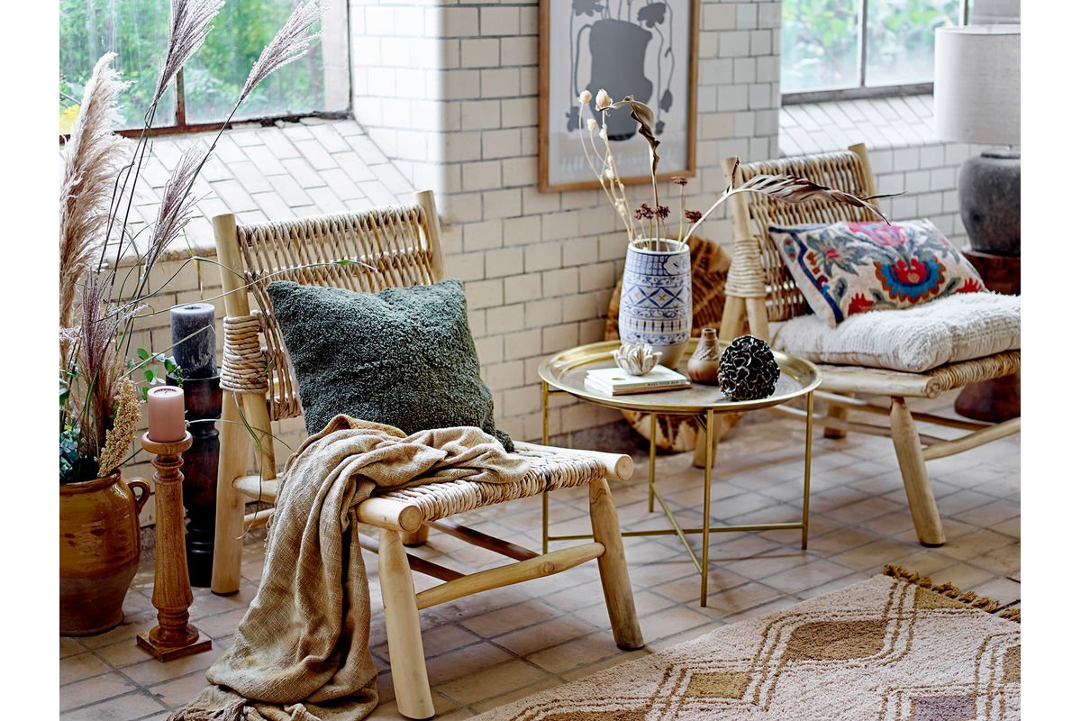 Vase „Sarena“ – Blaues Steingut