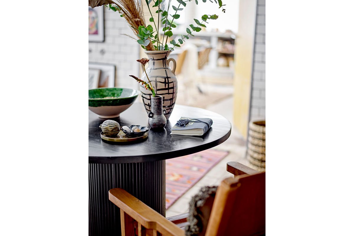 Vase Ora - Brown, made of stoneware