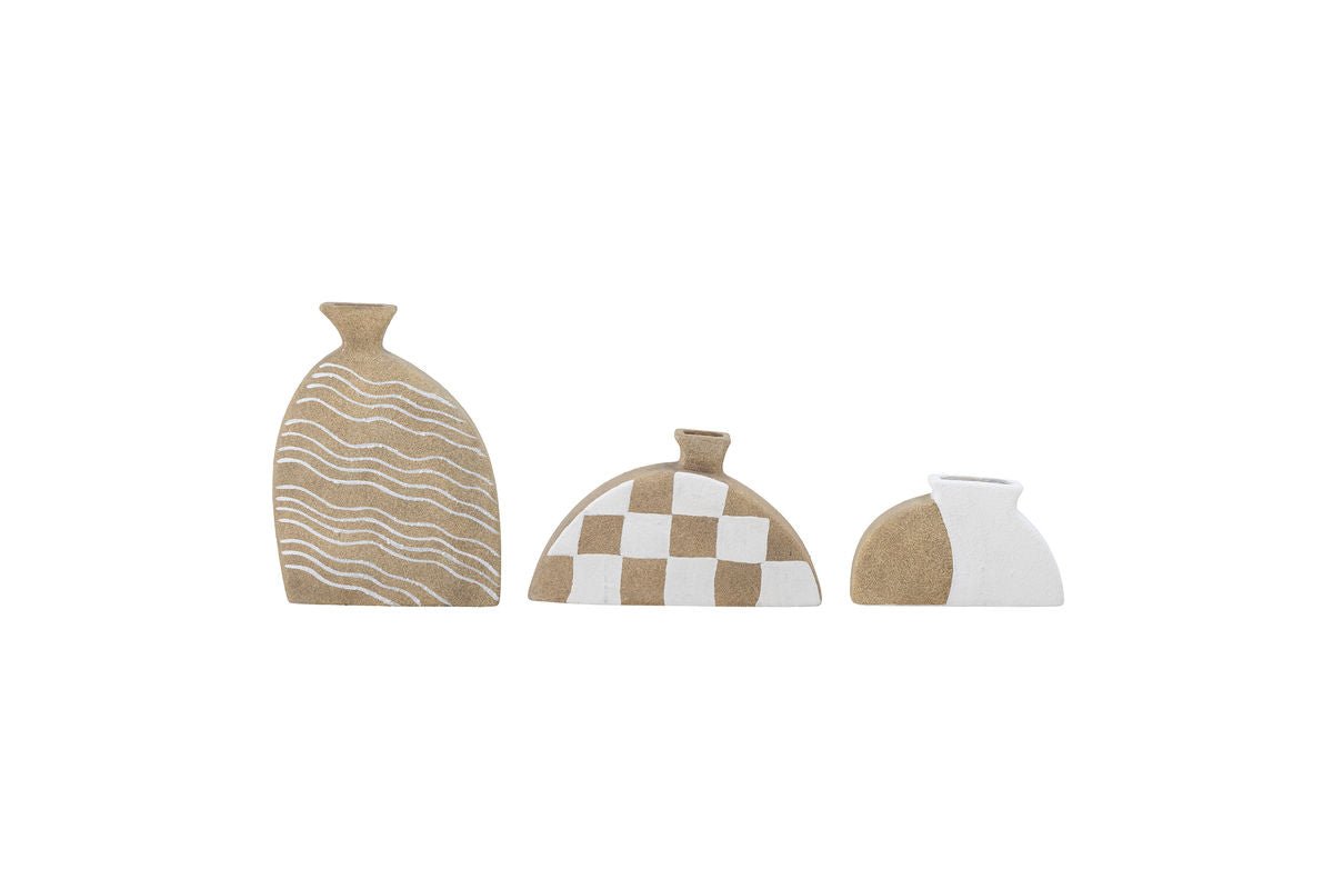 Vase Set (3-piece) "Nauta" – Terracotta