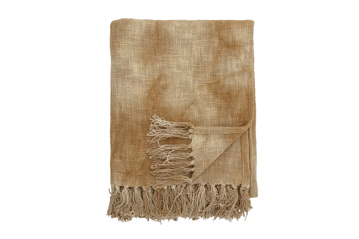 Romy Bedspread – Tie-Dye Design in Yellow