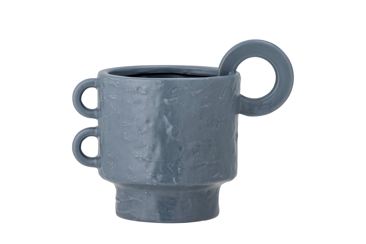 Flower Pot Svala – Stoneware in Blue