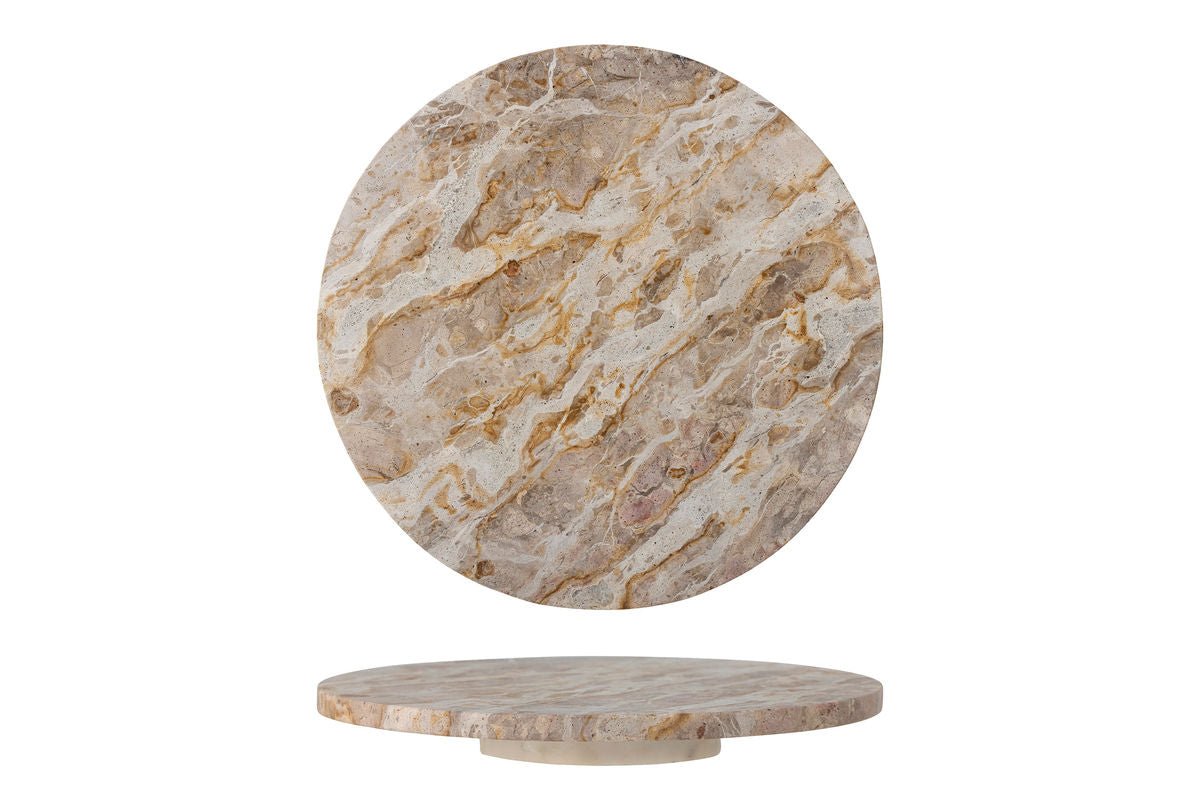 Uggy Turntable – Serving Platter Made of Brown Marble