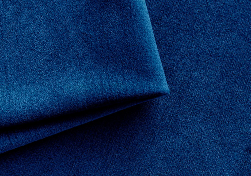 Designer upholstered bed Prestige in velvet with storage