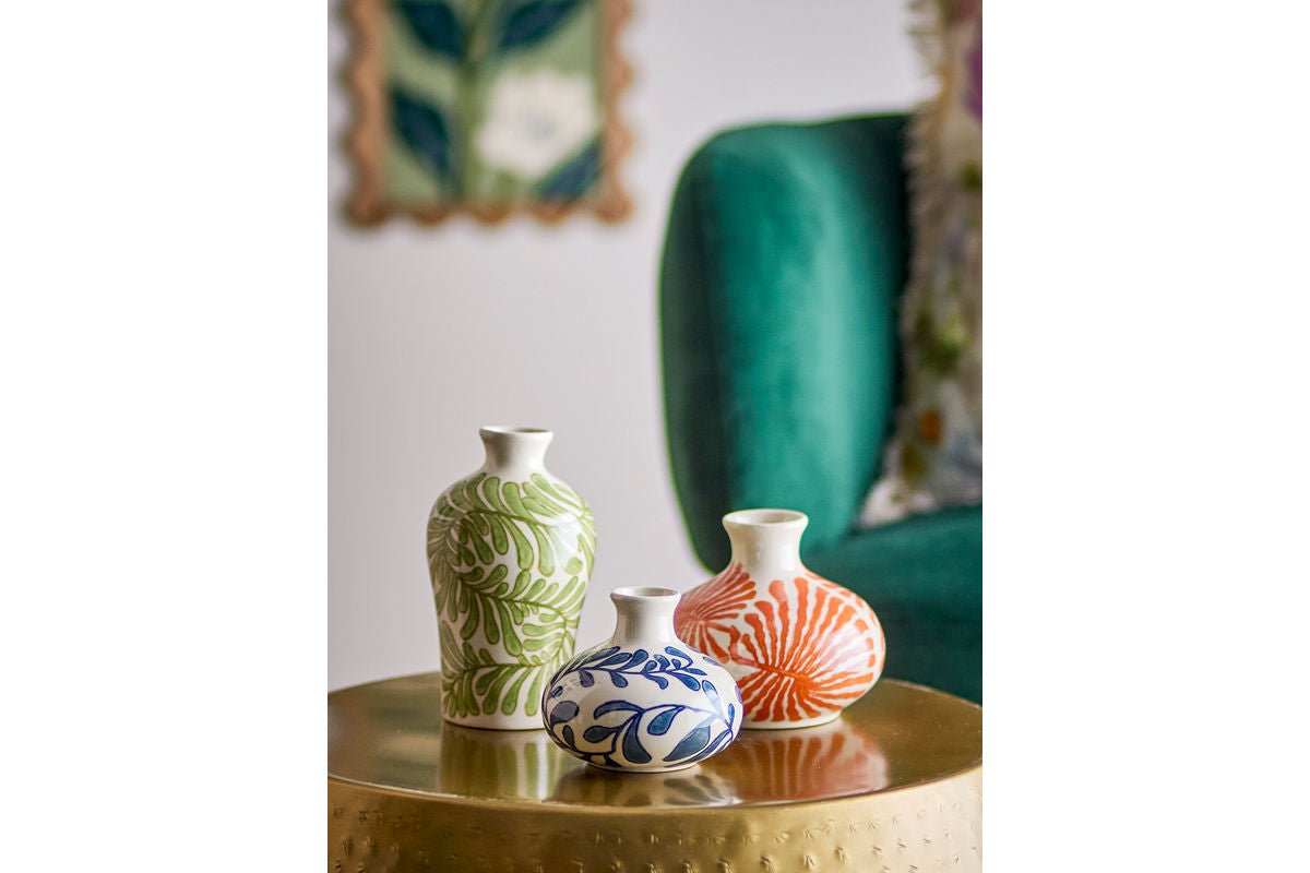 Vase Set (3-piece) "Flower Dream" – made of Stoneware