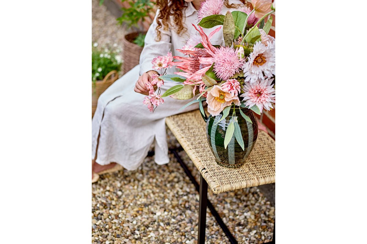 Vase "Elvya" – Green Stoneware