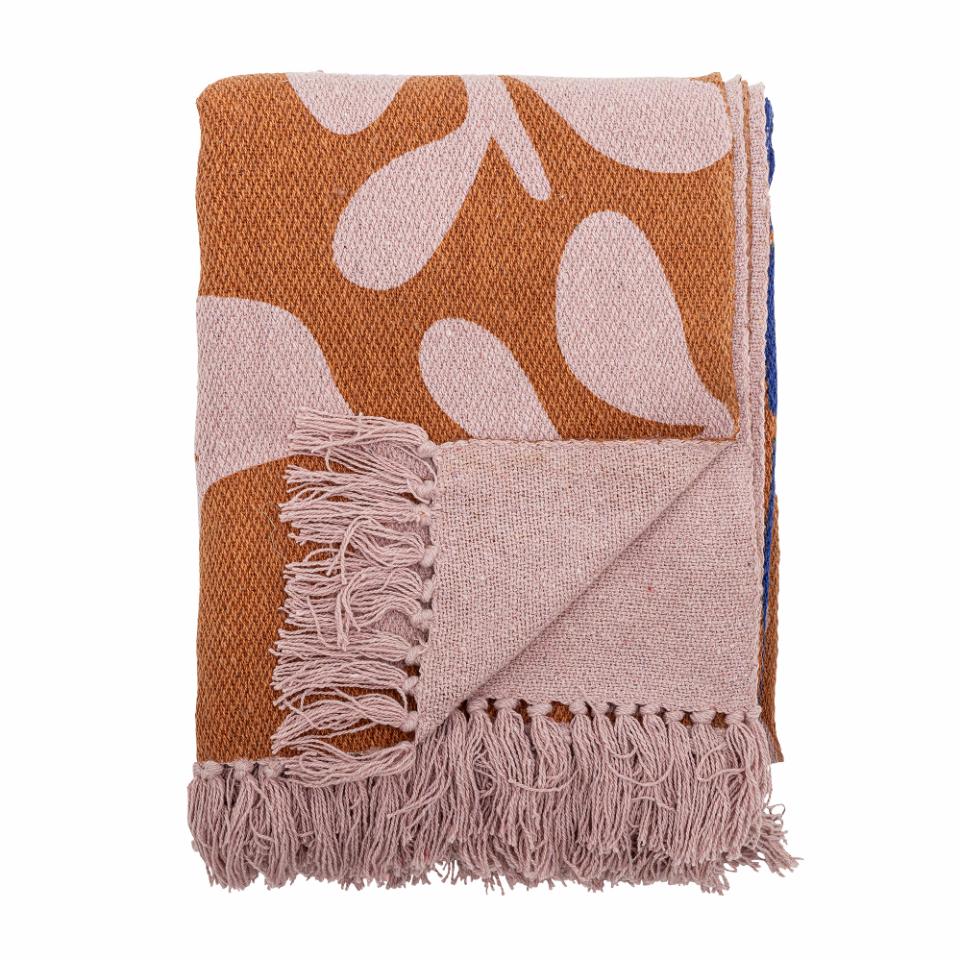 Throw Blanket Sia - Colorful, made from recycled cotton