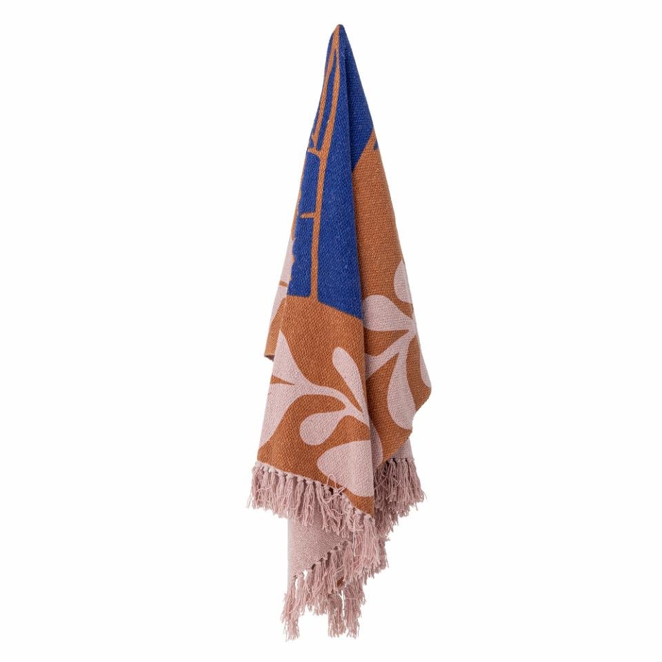 Throw Blanket Sia - Colorful, made from recycled cotton