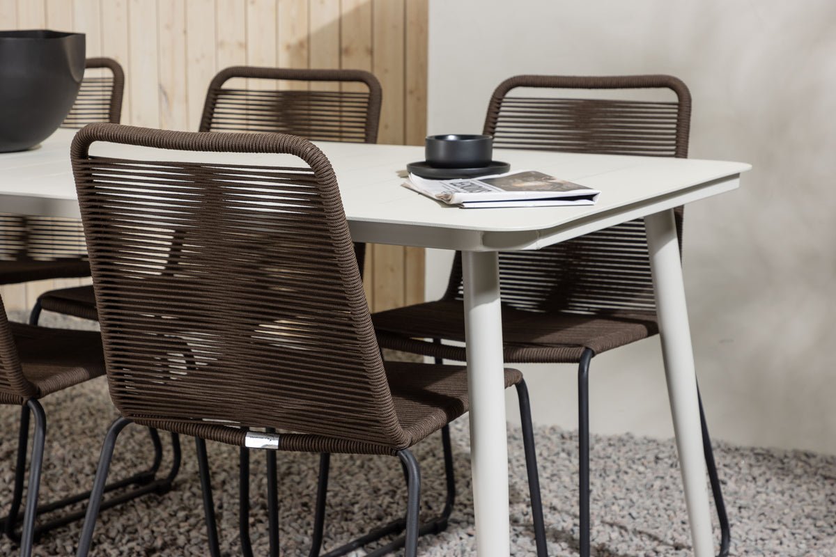 Garden Dining Set Nashville – 7-piece Outdoor Furniture Set for up to 6 People