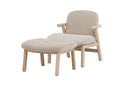 Armchair Railey II - with matching footstool