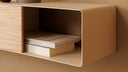 Wall Shelf Sion – Hanging Cabinet made of Metal with Cable Holder