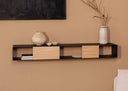 Wall Shelf Sion – Hanging Cabinet made of Metal with Cable Holder