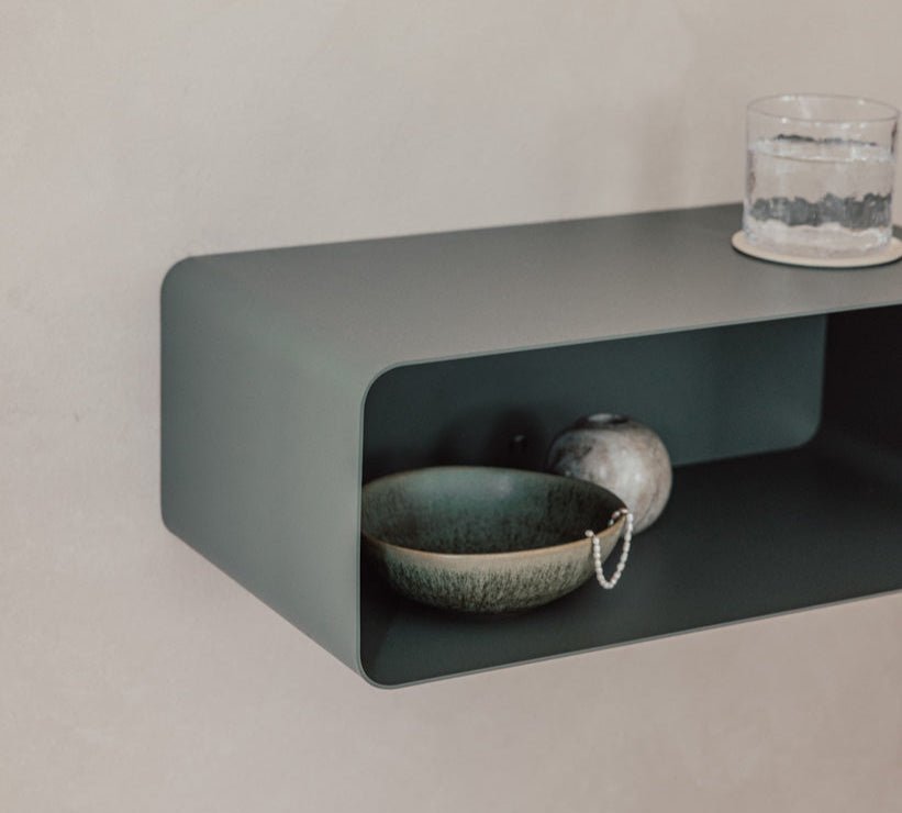 Nightstand Nelio – Hanging Design with Cable Routing