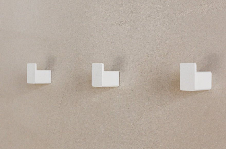 Wardrobe/Clothes Hooks Palo – Minimalist Wall Hooks in Sets of 3 or 6