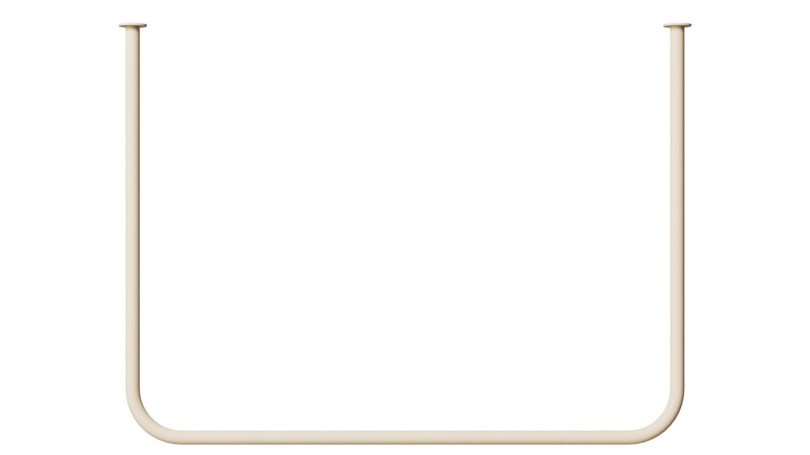 Wardrobe/Clothes Rail Enio – Rounded Design with Ceiling Mounting