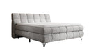 Boxspringbett Milla Cord in Hellgrau (Poso 055) – Freisteller