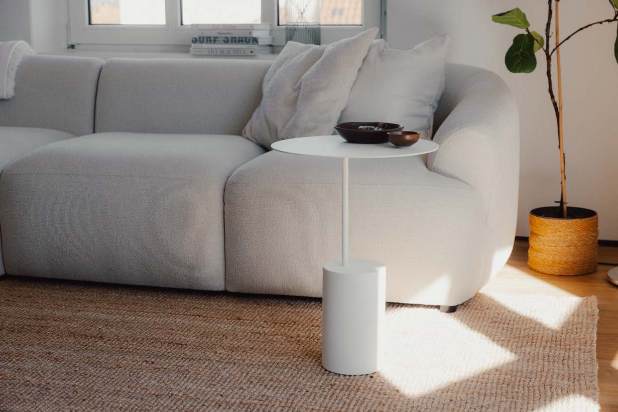 Couchtisch/Beistelltisch Ciro – Edelstahl-Design für Indoor & Outdoor