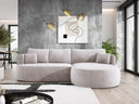 Designer Ecksofa Lucca in Samt