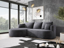 Designer Ecksofa Lucca in Samt