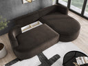 Designer Ecksofa Lucca in Samt