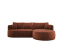 Designer Ecksofa Lucca in Samt