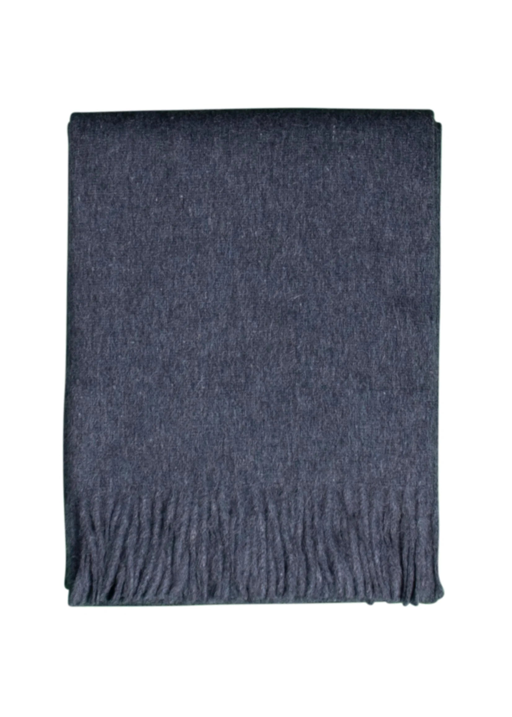 Alpaca bedspread Signe - pure alpaca wool in Blue - 200x150 cm