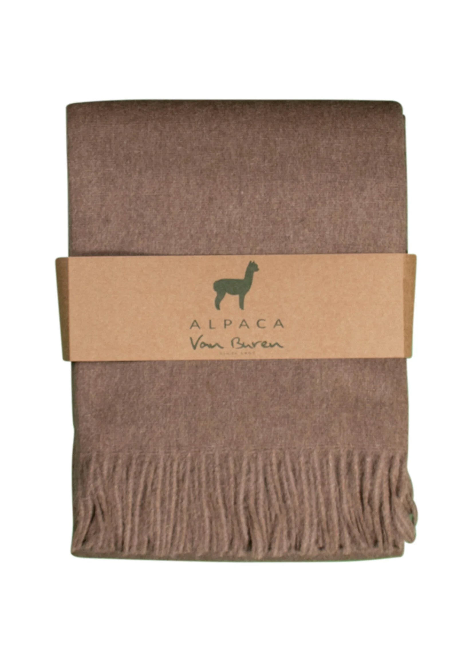 Alpaka Tagesdecke Linnea - Reine Alpakawolle in Sand - 200x150 cm