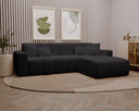 Designer Ecksofa Loft in Samt