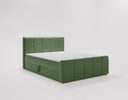 Boxspringbett Bergamo Samt mit Stauraum