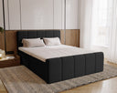 Boxspringbett Bergamo Samt mit Stauraum
