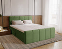 Boxspringbett Bergamo Samt mit Stauraum