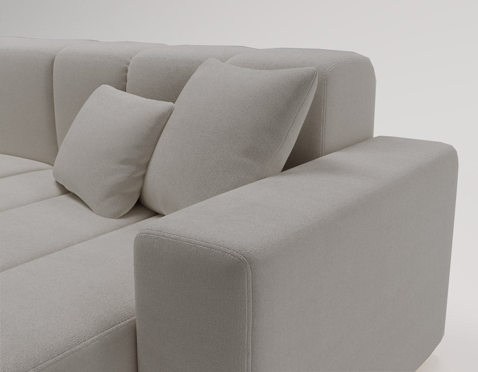 Designer Velvet Loft Sofa