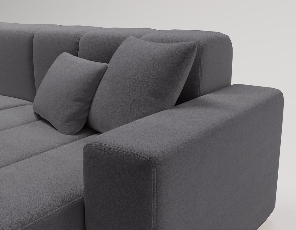 Designer Velvet Loft Sofa