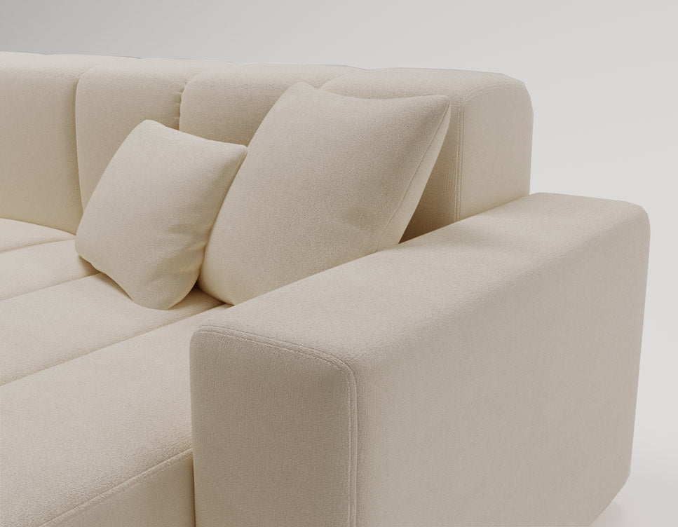 Designer Velvet Loft Sofa
