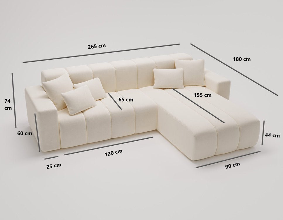 Designer Velvet Loft Sofa