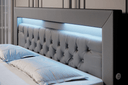 Sonno Box Spring Bed with RGB, USB, and Storage Space