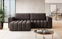Designer corner sofa Tirina with sleeping function