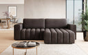 Designer corner sofa Tirina with sleeping function