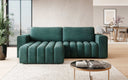 Designer corner sofa Tirina with sleeping function