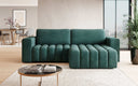 Designer corner sofa Tirina with sleeping function