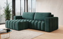 Designer corner sofa Tirina with sleeping function