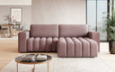 Designer corner sofa Tirina with sleeping function