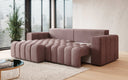 Designer corner sofa Tirina with sleeping function