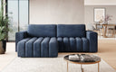 Designer corner sofa Tirina with sleeping function