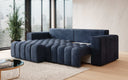 Designer corner sofa Tirina with sleeping function