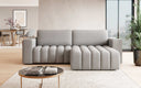 Designer corner sofa Tirina with sleeping function