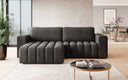 Designer corner sofa Tirina with sleeping function