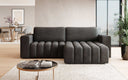 Designer corner sofa Tirina with sleeping function